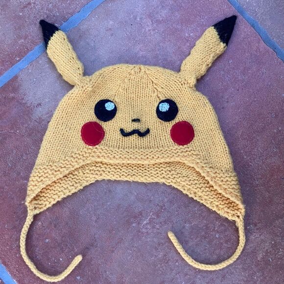 Pikachu wool hat cute - Picture 1 of 3